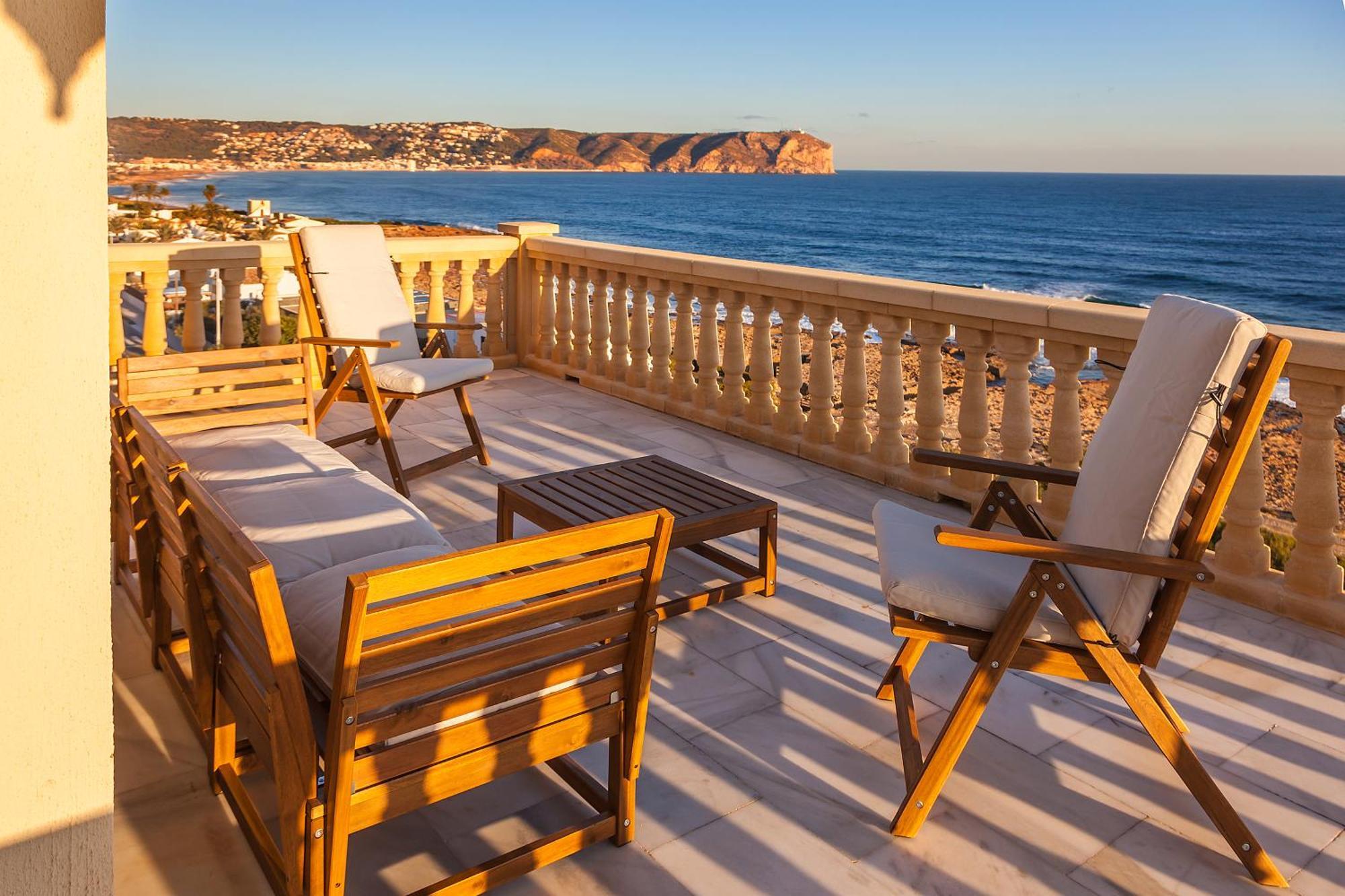 Mar-Beach Front Apartment In Jávea Buitenkant foto