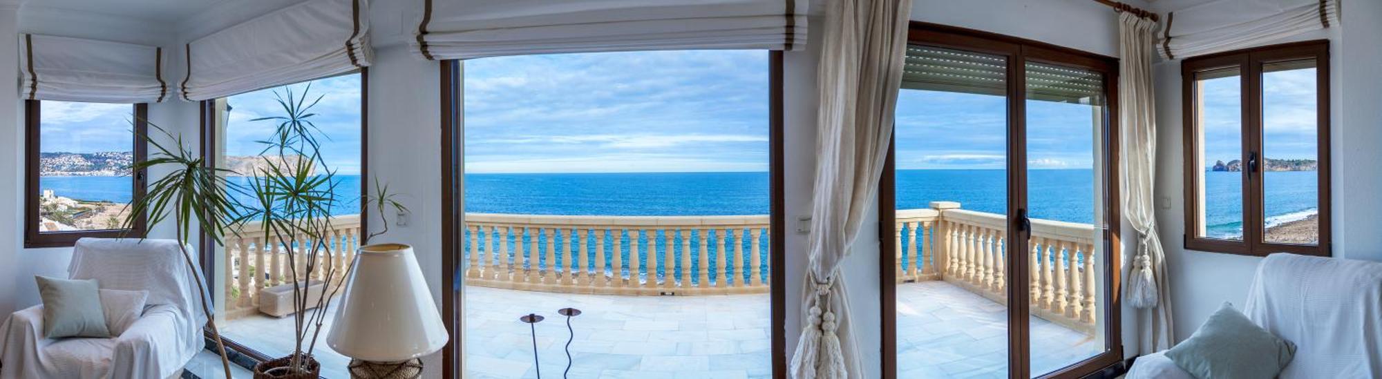 Mar-Beach Front Apartment In Jávea Buitenkant foto