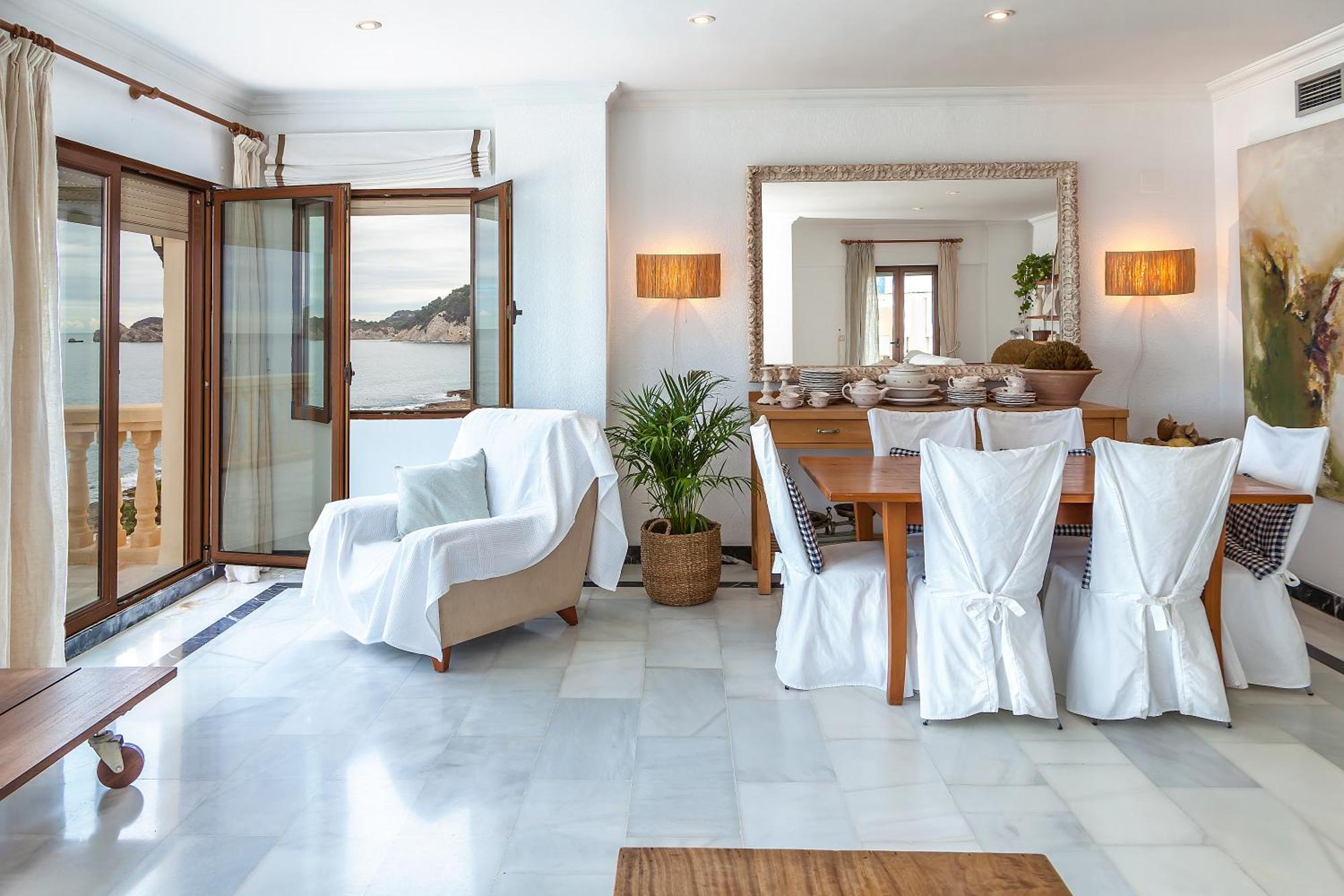 Mar-Beach Front Apartment In Jávea Buitenkant foto