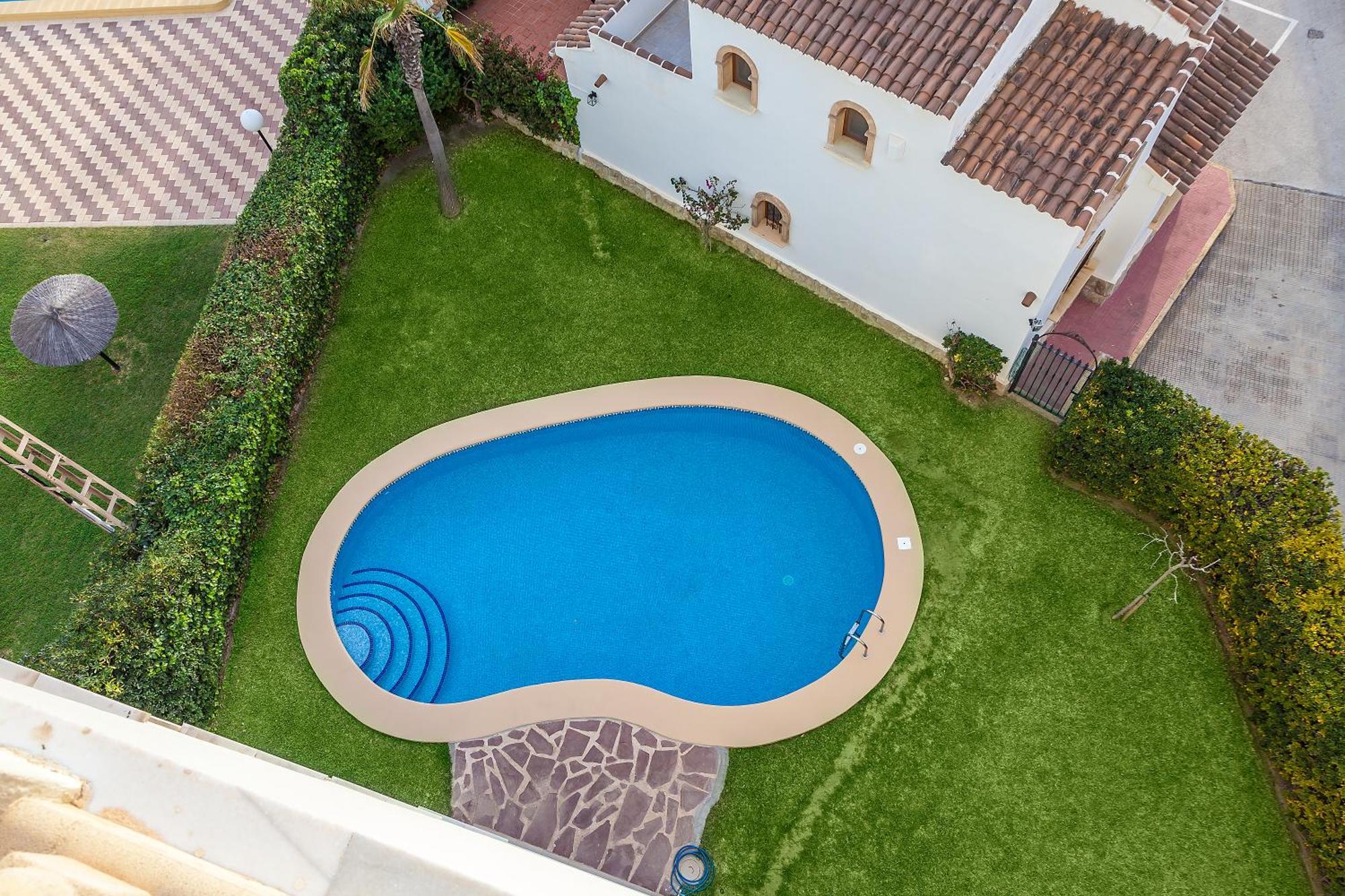 Mar-Beach Front Apartment In Jávea Buitenkant foto